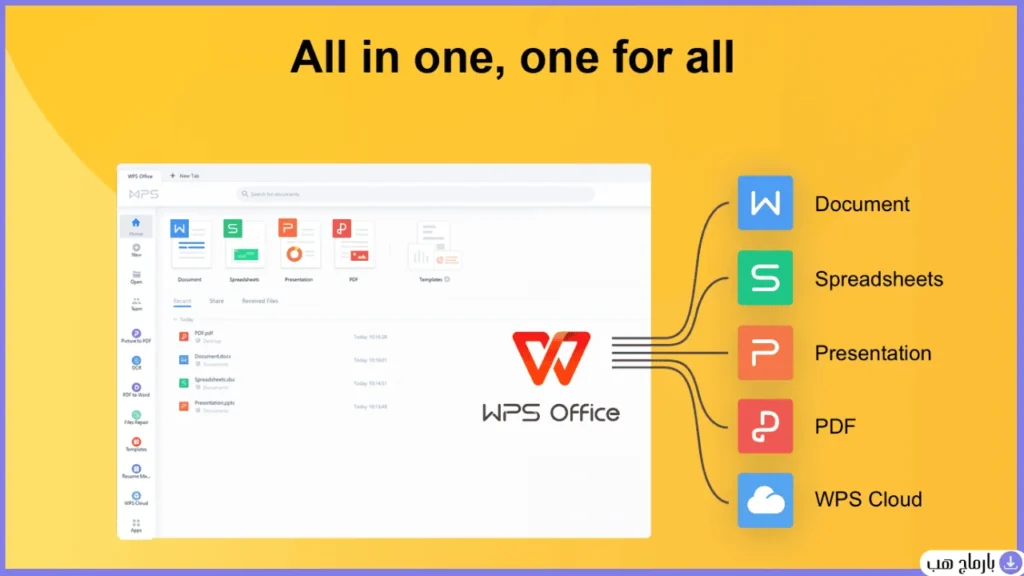 wps office تحميل — لقطة شاشة 1