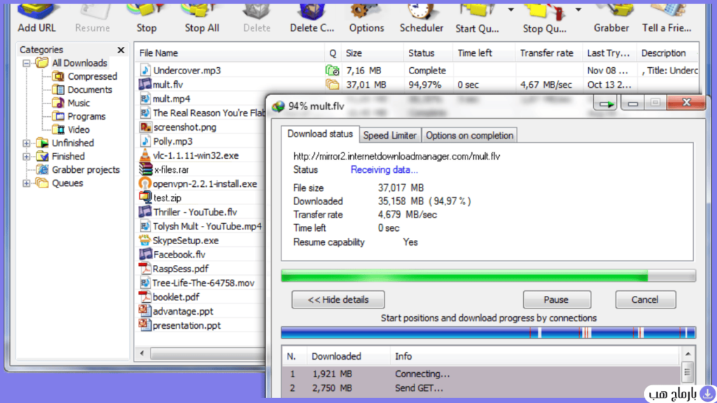 تفعيل برنامج internet download manager — لقطة شاشة 2
